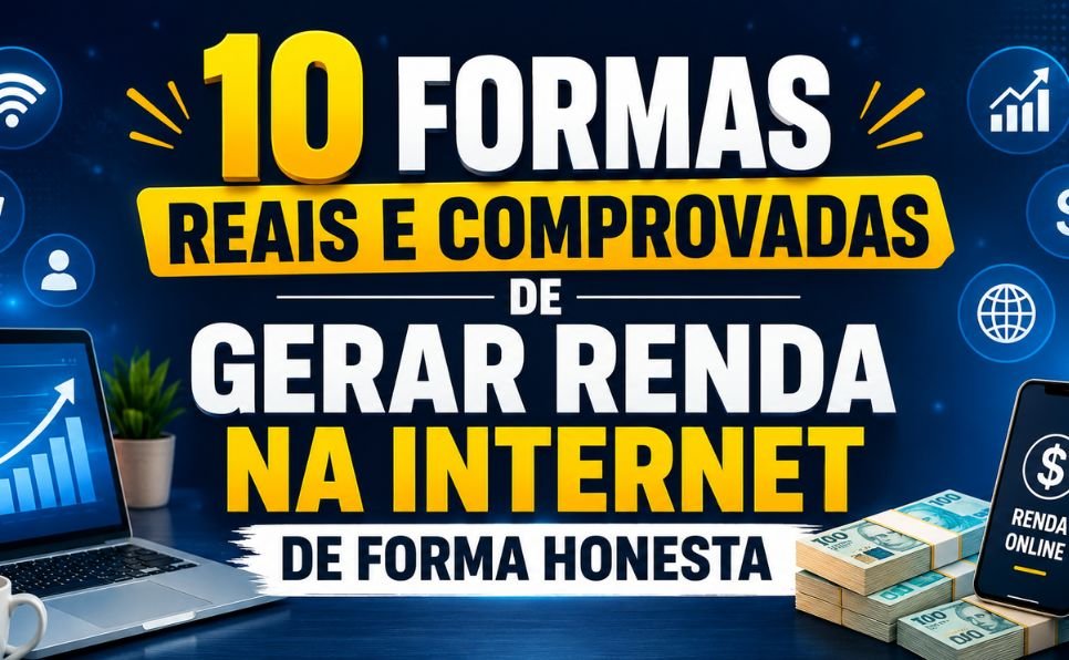 Imagem do artigo Como Gerar Renda na Internet 10 Métodos Reais e Comprovados