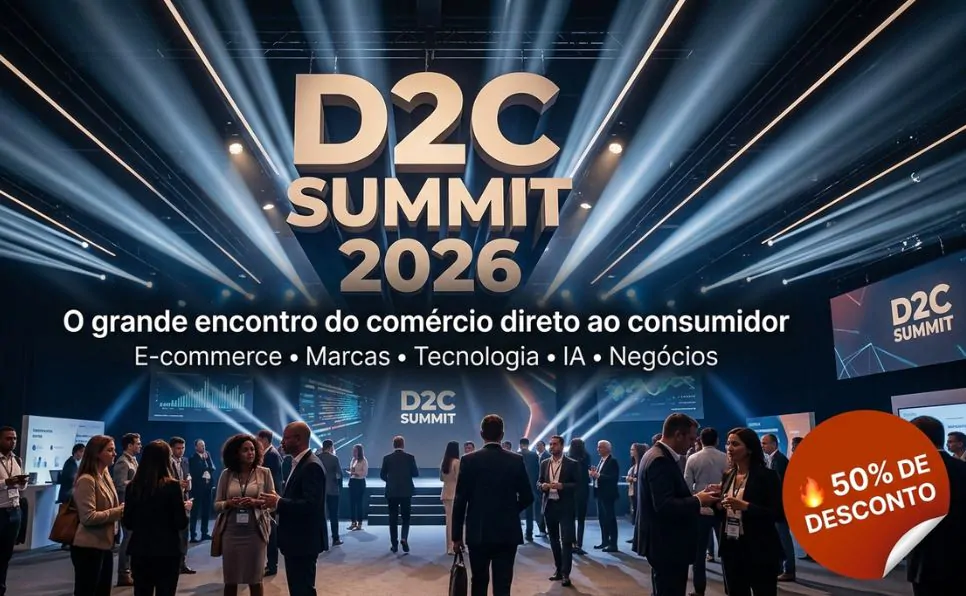 Imagem do artigo D2C Summit 2026 tudo sobre o evento, ingressos, palestrantes e como participar